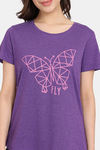 Rosaline Mystic Town Knit Cotton Top (Pack of 2) - Red Purple — thumbnail 11